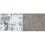 Paletové sedenie Golden Garden GG41 podsedák a vankúš 120cm x 80cm x 15cm slabo sivá café